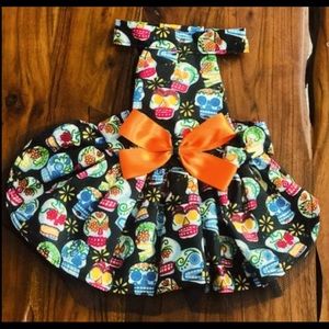 Halloween Día de Muertos Pet Dog Outfit Small Dog